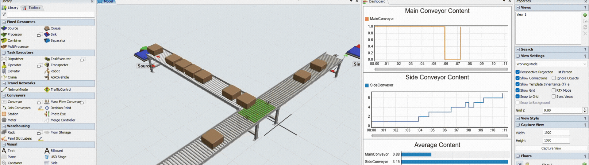 Digital Twin of an automated system for Virtual Commissioning with PLC connection