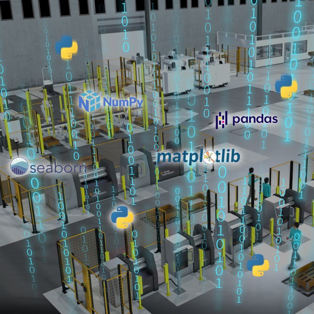 Alt text: Digital Twin integrating real-time data, automation systems and industrial connectivity / Digital Twin che integra dati in tempo reale, sistemi di automazione e connettività industriale